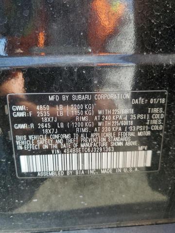 2018 SUBARU OUTBACK TO 4S4BSETC6J3291363