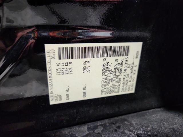 2020 NISSAN MAXIMA SV - 1N4AA6CV4LC381095