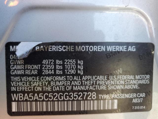 2016 BMW 528 I - WBA5A5C52GG352728