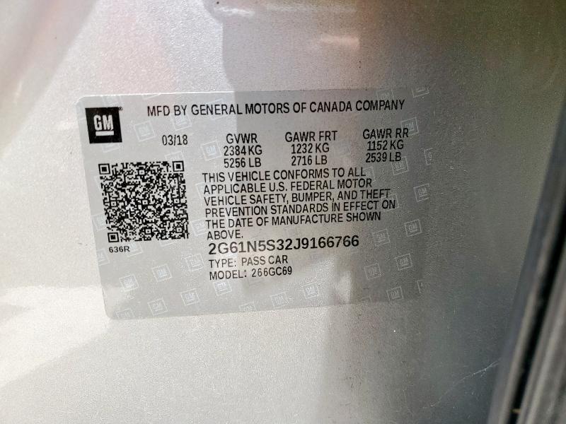2018 CADILLAC XTS LUXURY - 2G61N5S32J9166766