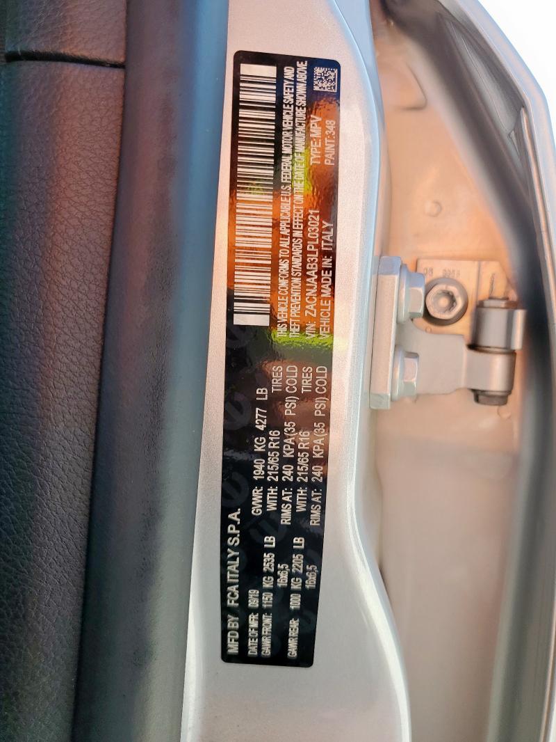 2020 JEEP RENEGADE S - ZACNJAAB3LPL03021