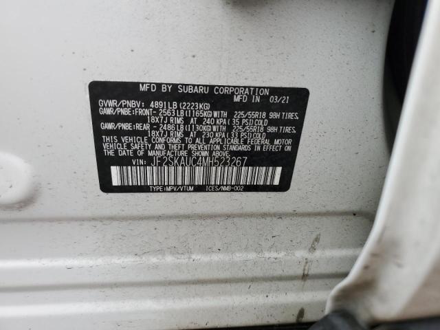 2021 SUBARU FORESTER L JF2SKAUC4MH523267