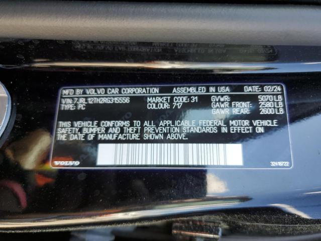 2024 VOLVO S60 PLUS 7JRL12TH2RG315556