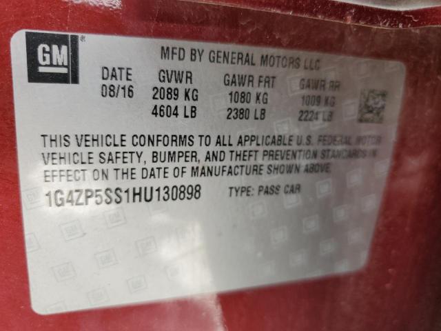 2017 BUICK LACROSSE E - 1G4ZP5SS1HU130898