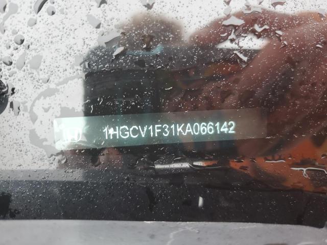 2019 HONDA ACCORD SPO 1HGCV1F31KA066142