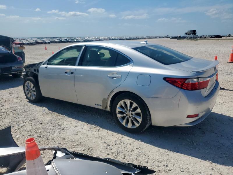 LEXUS ES 300H 2013 silver  hybrid engine JTHBW1GG9D2003018 photo #3