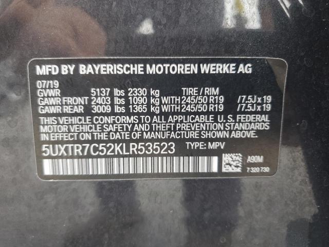 2019 BMW X3 SDRIVE3 - 5UXTR7C52KLR53523