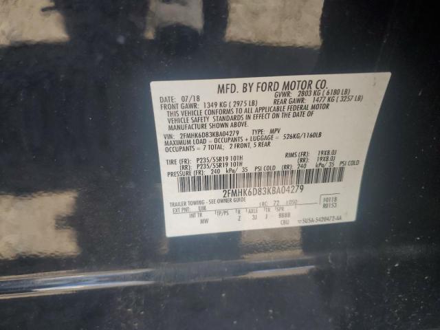 2019 FORD FLEX LIMIT 2FMHK6D83KBA04279