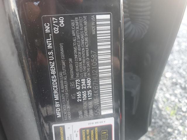 2017 MERCEDES-BENZ C 300 4MAT 55SWF4KB7HU210587