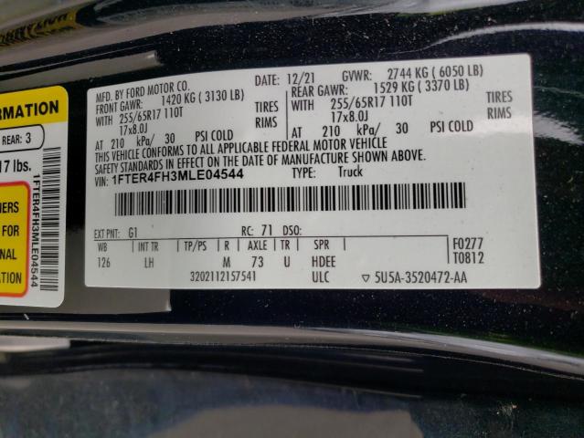 2021 FORD RANGER XL 1FTER4FH3MLE04544