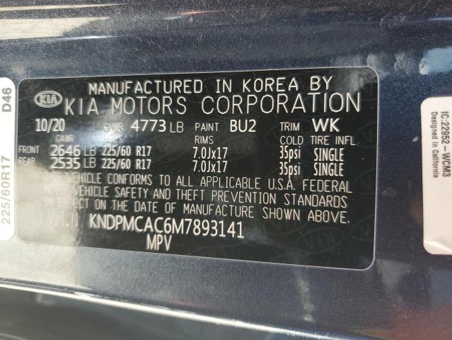 2021 KIA SPORTAGE L KNDPMCAC6M7893141