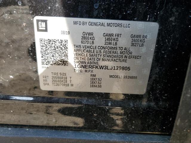 2020 CHEVROLET TRAVERSE L - 1GNERFKW3LJ139805