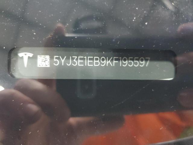 2019 TESLA MODEL 3 - 5YJ3E1EB9KF195597