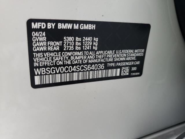 2025 BMW M8 - WBSGV0C04SCS64036