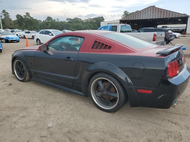 FORD MUSTANG GT 2007 black coupe gas 1ZVFT82HX75239357 photo #3