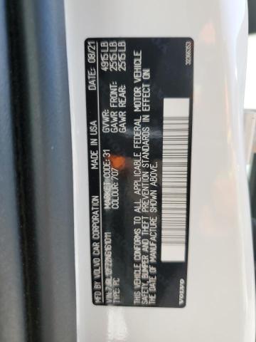 2022 VOLVO S60 B5 MOM 7JRL12FZ2NG161011
