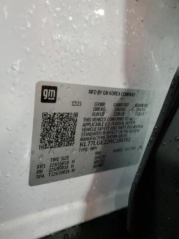 2024 CHEVROLET TRAX 1RS KL77LGE22RC184763