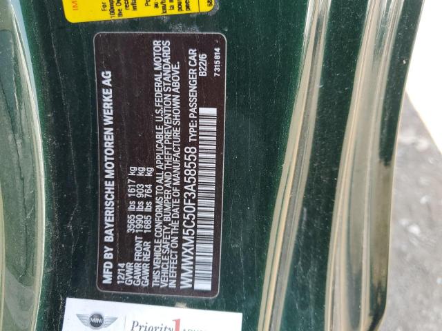 2015 MINI COOPER WMWXM5C50F3A58558
