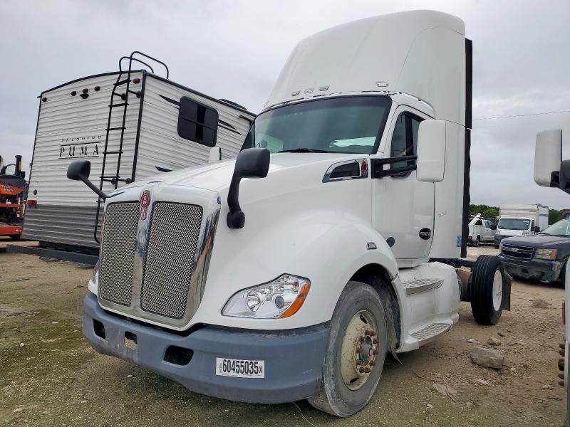 KENWORTH T680 2015 white tractor diesel 1XKYA48X8FJ443772 photo #3