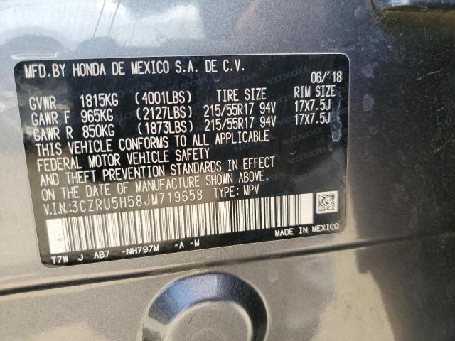 2018 HONDA HR-V EX 3CZRU5H58JM719658