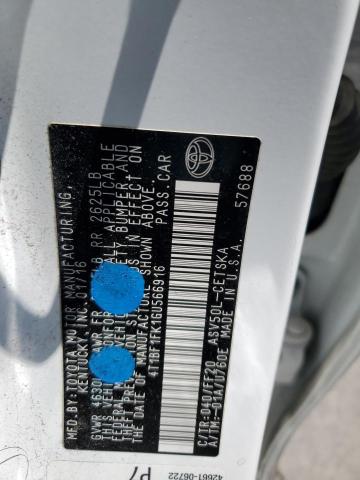 2016 TOYOTA CAMRY LE 4T1BF1FK1GU566916