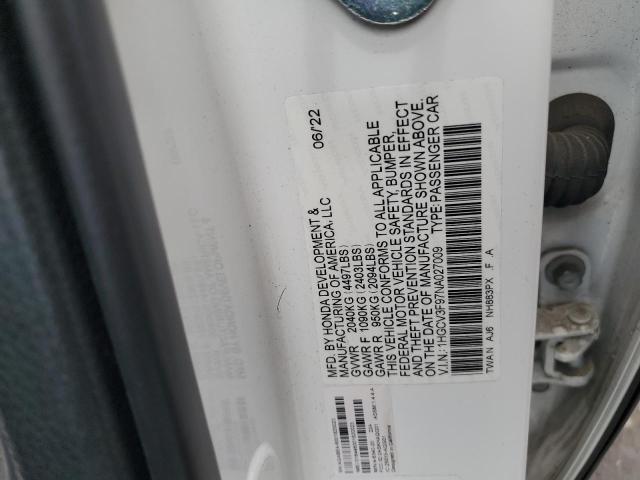2022 HONDA ACCORD TOU 1HGCV3F97NA027009