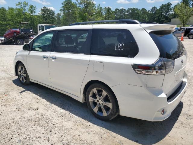 TOYOTA SIENNA SPO 2014 white sports v gas 5TDXK3DC4ES501542 photo #3