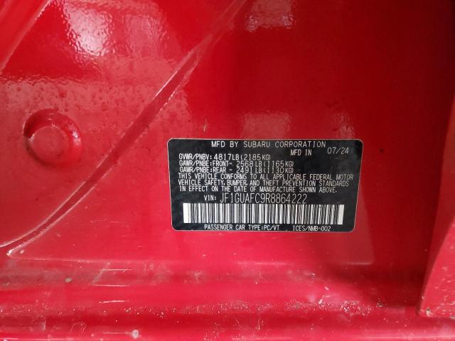 2024 SUBARU IMPREZA SP JF1GUAFC9R8864222