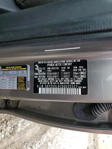 2013 HYUNDAI SANTA FE S - 5XYZU3LB1DG035527