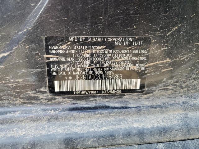 2018 SUBARU CROSSTREK - JF2GTADC8JH264863