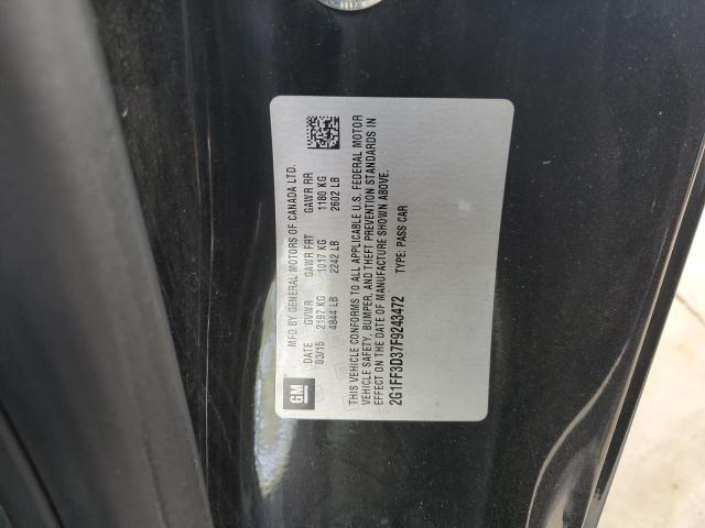2015 CHEVROLET CAMARO LT 2G1FF3D37F9243472