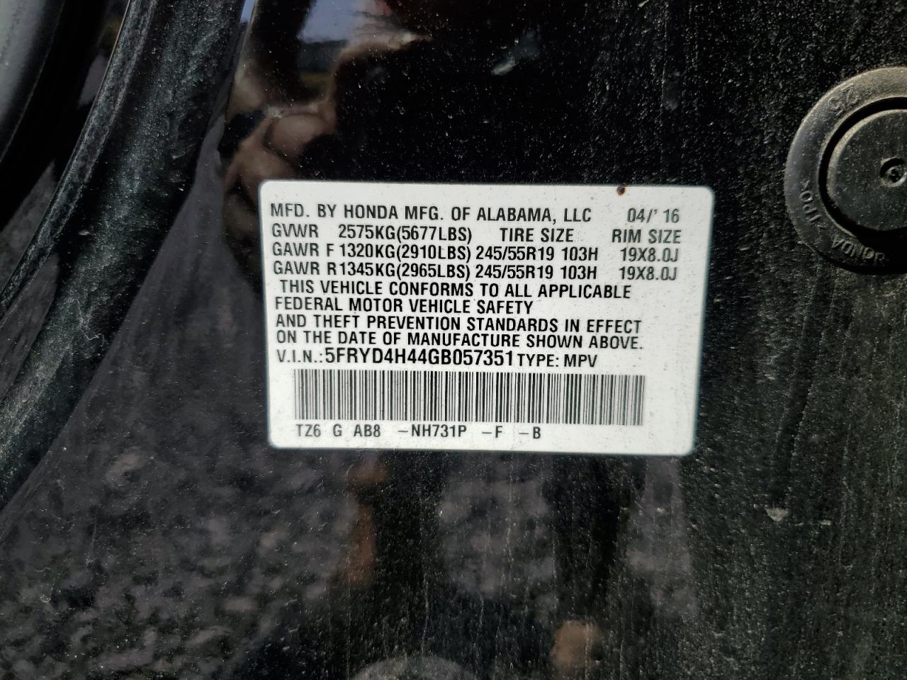 ACURA MDX TECHNOLOGY