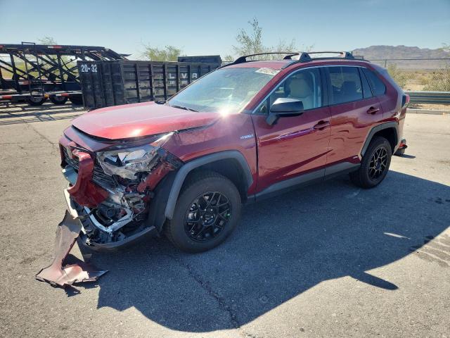 TOYOTA RAV4 LE 2019 red  hybrid engine 2T3LWRFVXKW022976 photo #1