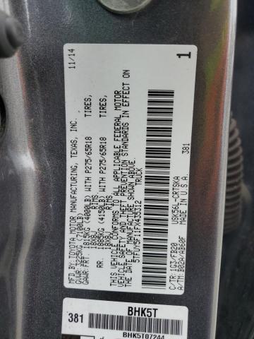 2015 TOYOTA TUNDRA DOU 5TFUY5F11FX435312