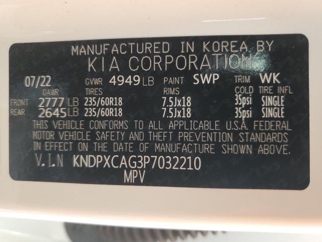 2023 KIA SPORTAGE S KNDPXCAG3P7032210