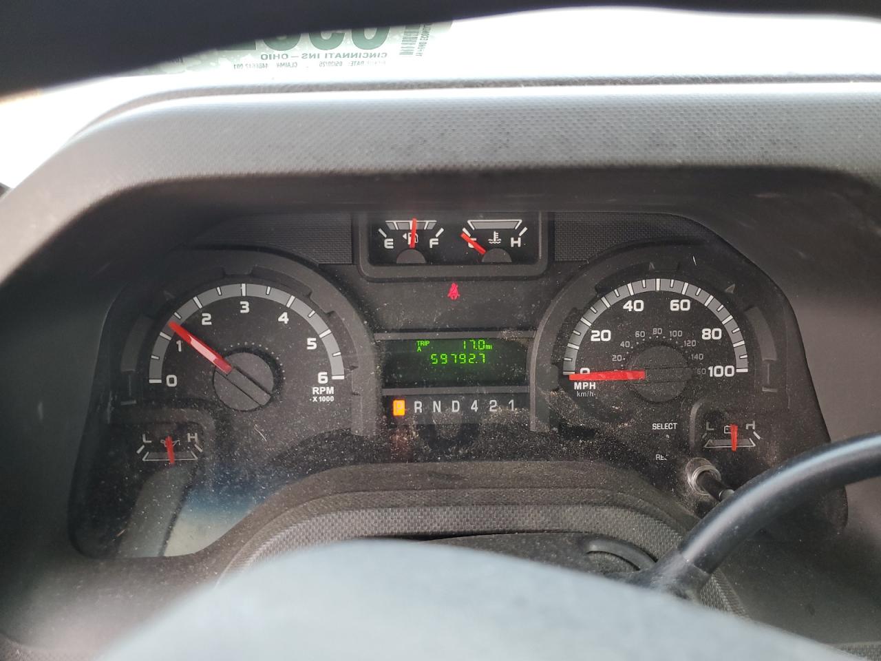 FORD ECONOLINE E350 SUPER DUTY CUTAWAY VAN