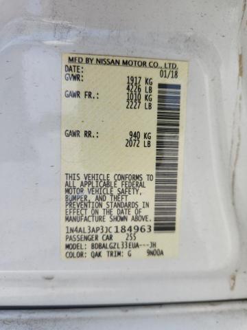 2018 NISSAN ALTIMA 2.5 - 1N4AL3AP3JC184963