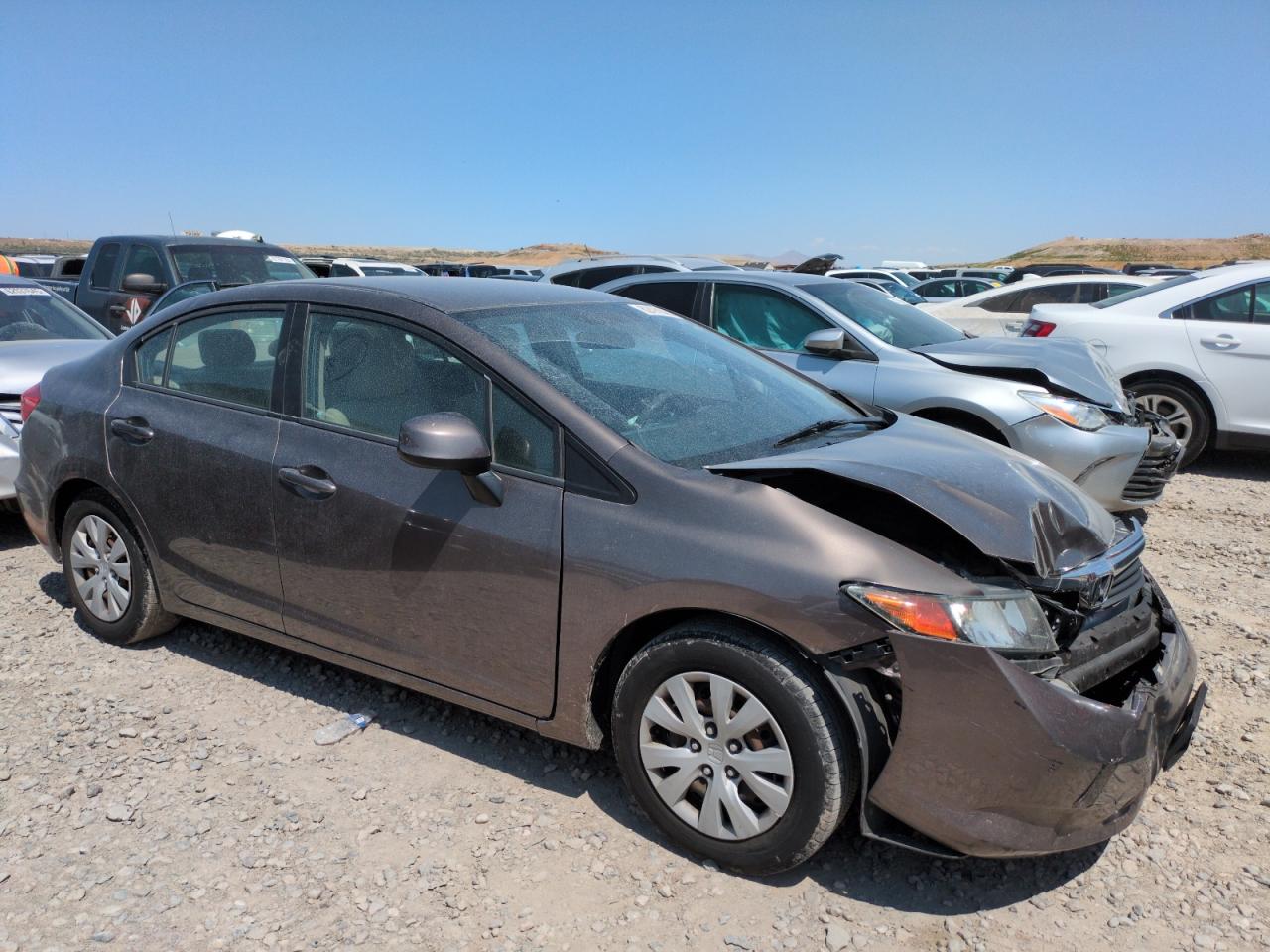 Lot #3211060193 2012 HONDA CIVIC LX