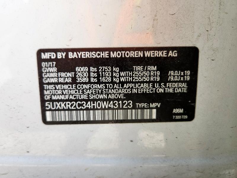 2017 BMW X5 SDRIVE3 #3279868272