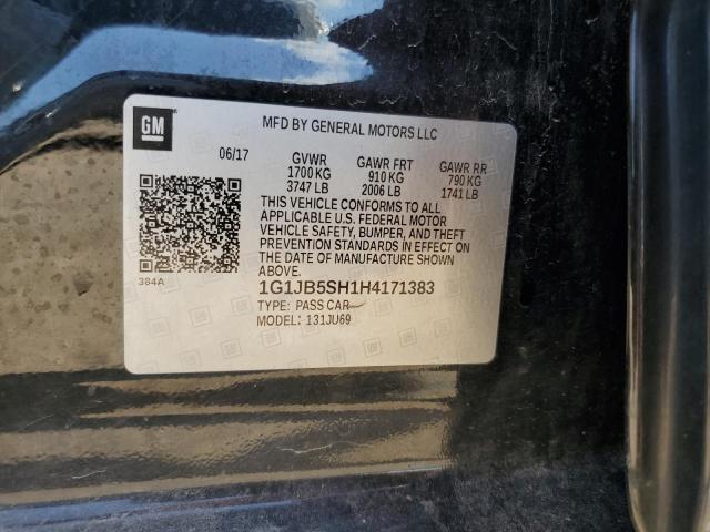 2017 CHEVROLET SONIC LS - 1G1JB5SH1H4171383