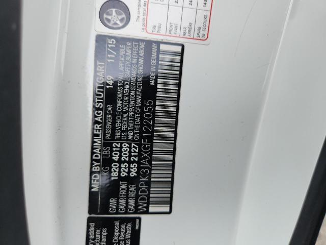 2016 MERCEDES-BENZ SLK 300 WDDPK3JAXGF122055