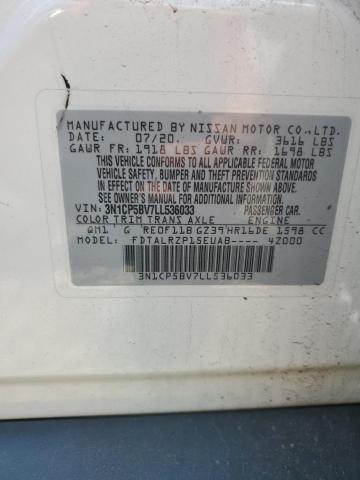 2020 NISSAN KICKS S 3N1CP5BV7LL536033