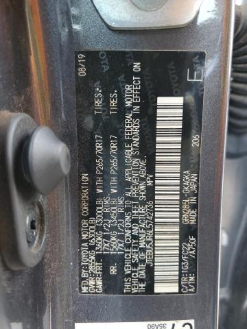 2020 TOYOTA 4RUNNER SR - JTEBU5JR6L5742736