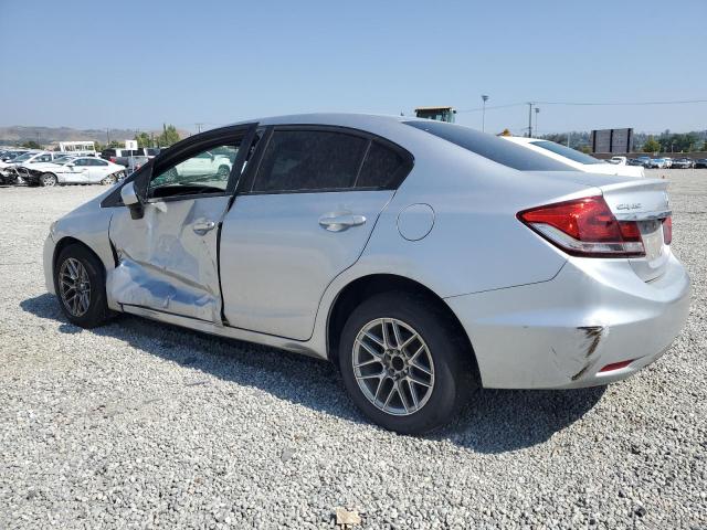 HONDA CIVIC LX 2014 silver sedan 4d gas 19XFB2F53EE240287 photo #3