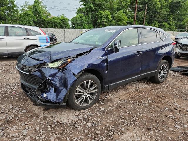 TOYOTA VENZA LE 2021 blue  hybrid engine JTEAAAAH4MJ047331 photo #1