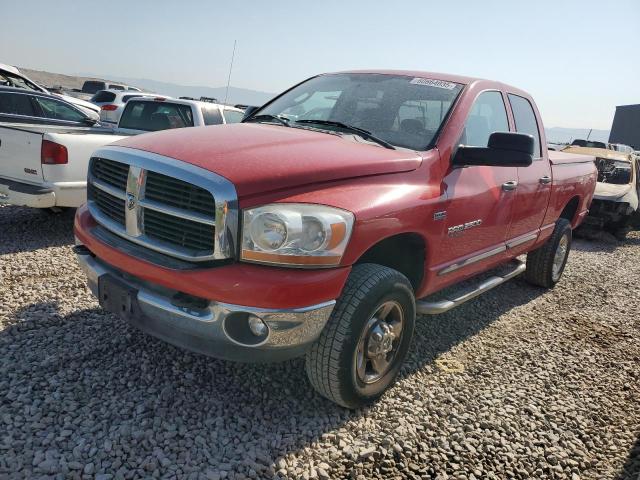 DODGE RAM 2500 S 2006 red crew pic gas 3D7KS28D26G290855 photo #1