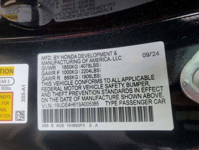2025 ACURA INTEGRA A- - 19UDE4H61SA005385