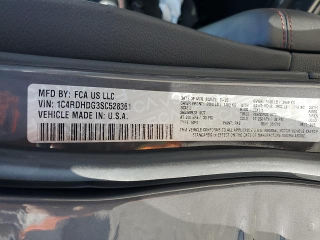 2025 DODGE DURANGO GT 1C4RDHDG3SC528361