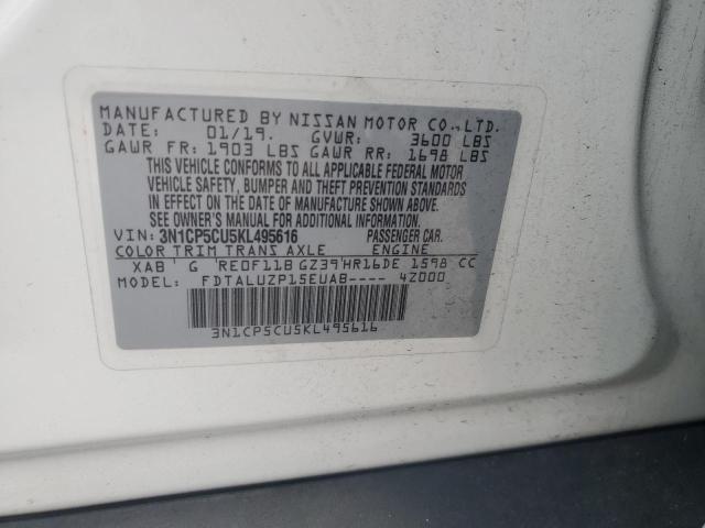 2019 NISSAN KICKS S - 3N1CP5CU5KL495616