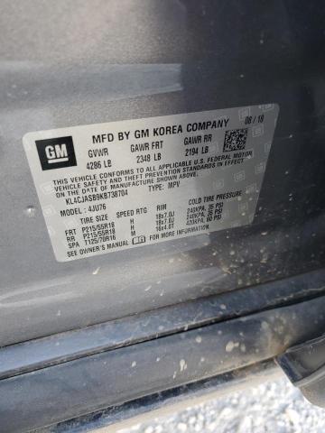 2019 BUICK ENCORE PRE KL4CJASB9KB738704